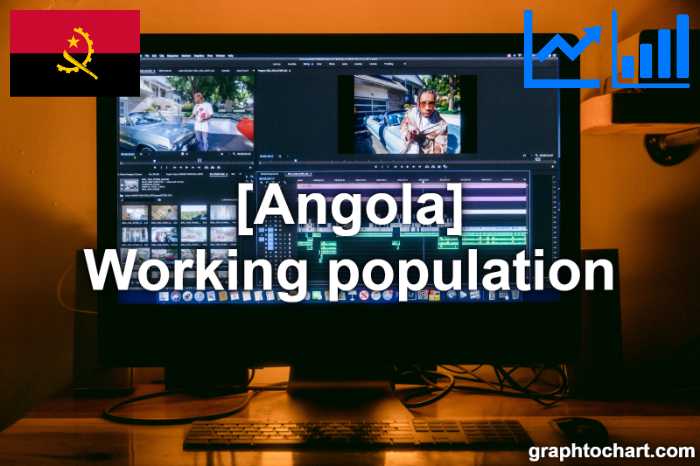 Angola's Working population(Comparison Chart)