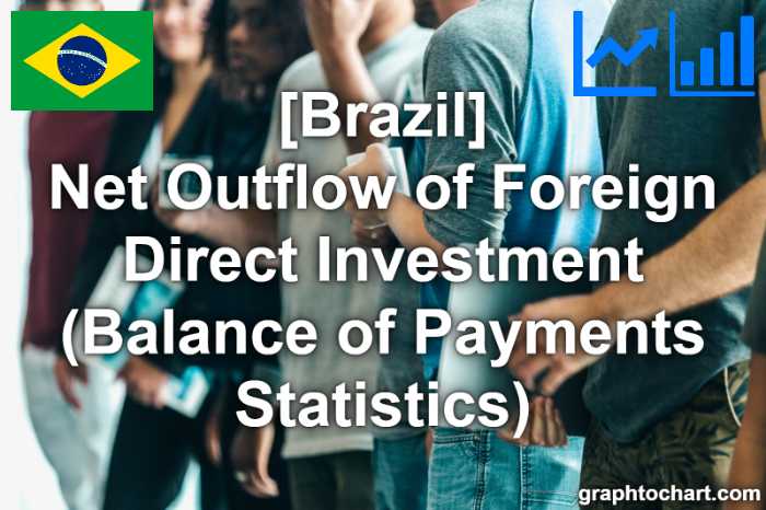 Brazil's Net Outflow of Foreign Direct Investment (Balance of Payments Statistics)(Comparison Chart)