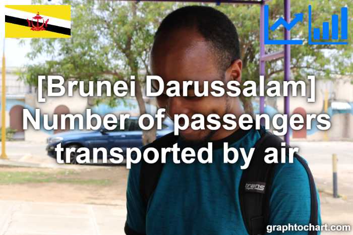 Brunei Darussalam's Number of passengers transported by air(Comparison Chart)