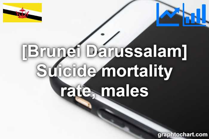 Brunei Darussalam's Suicide mortality rate, males(Comparison Chart)