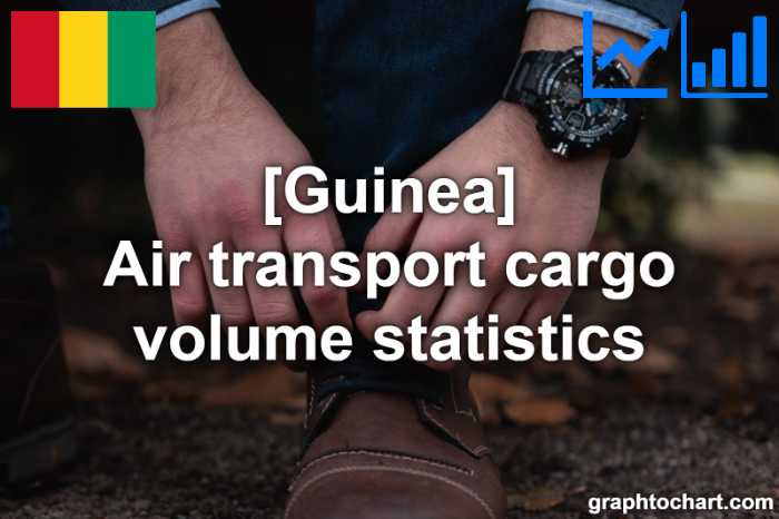 Guinea's Air transport cargo volume statistics(Comparison Chart)