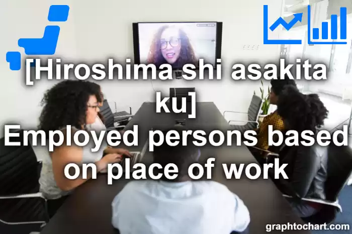 Hiroshima Shi Asakita ku's Employed persons based on place of work(Comparison Chart,Transition Graph)