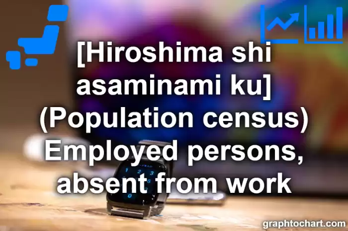 Hiroshima Shi Asaminami ku's (Population census) Employed persons, absent from work(Comparison Chart,Transition Graph)