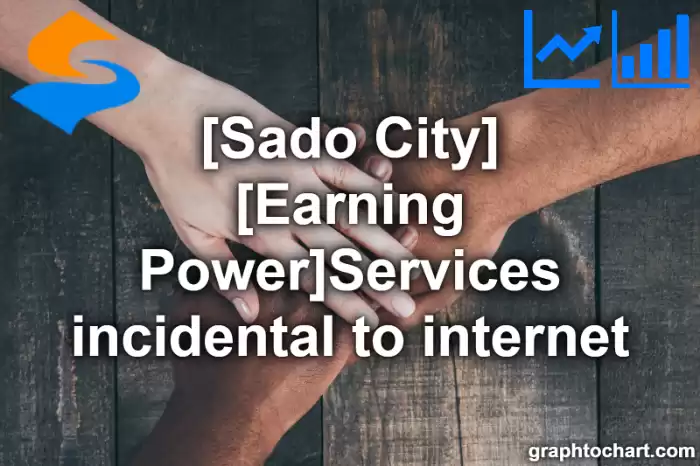 Sado City(Shi)'s [Earning Power]Services incidental to internet(Comparison Chart,Transition Graph)