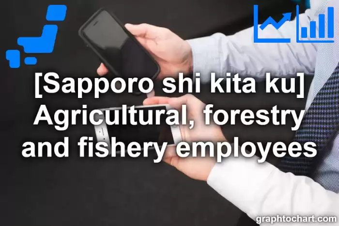 Sapporo Shi Kita ku's Agricultural, forestry and fishery employees(Comparison Chart,Transition Graph)