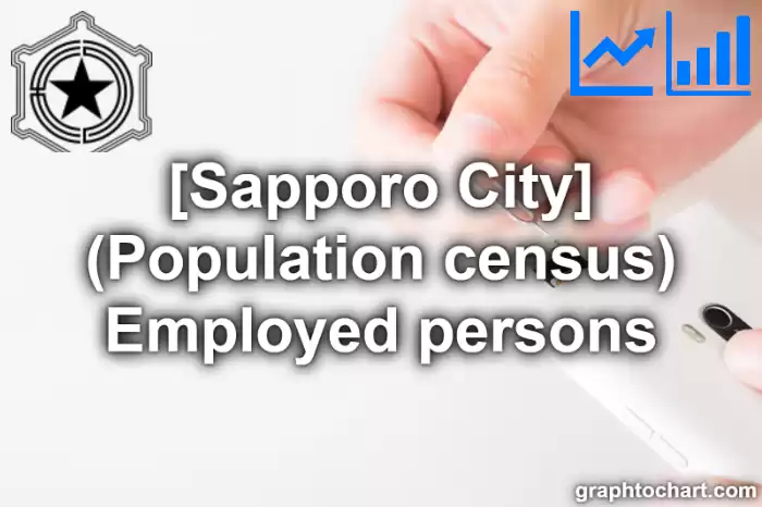 Sapporo City(Shi)'s (Population census) Employed persons(Comparison Chart,Transition Graph)