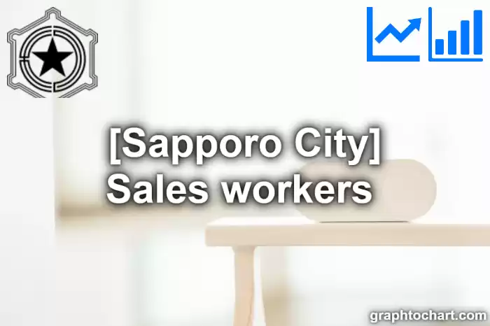 Sapporo City(Shi)'s Sales workers (Comparison Chart,Transition Graph)