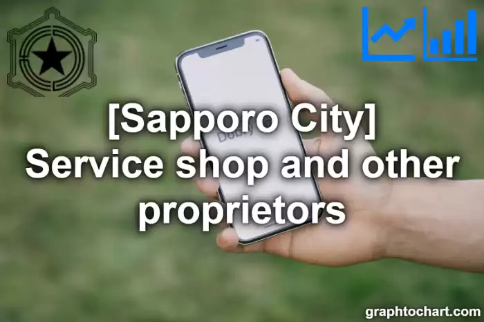Sapporo City(Shi)'s Service shop and other proprietors(Comparison Chart,Transition Graph)