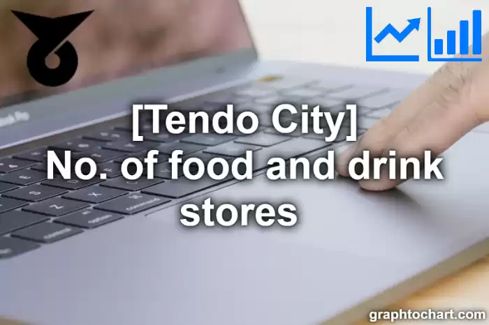 Tendo City(Shi)'s No. of food and drink stores (Comparison Chart,Transition Graph)