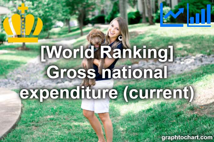 Top 142 Countries by Gross national expenditure (current)